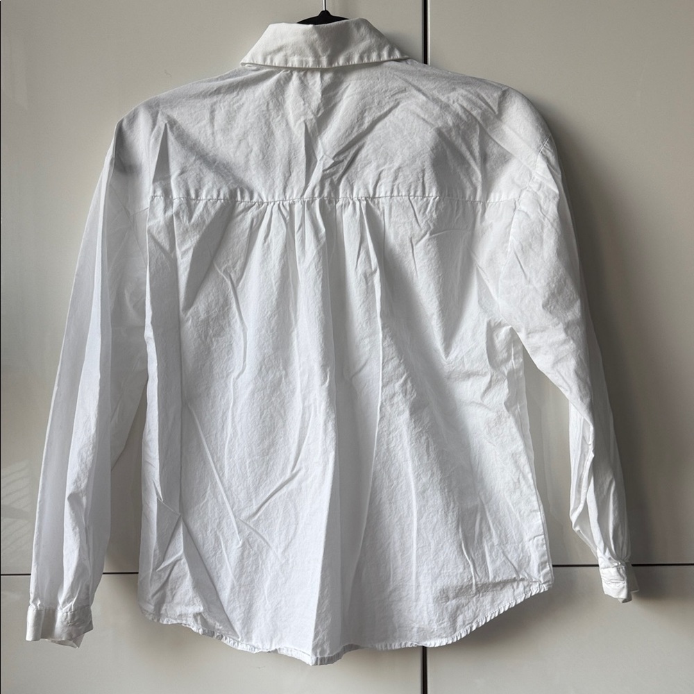 Zara White Womens Button Down Shirt - Picture 5 of 6